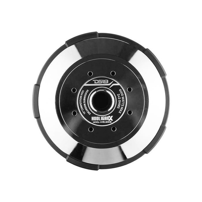 DS18 Hooligan X 15" 6000 Watt 4"DVC 2 Ohm High Excursion Competition Subwoofer