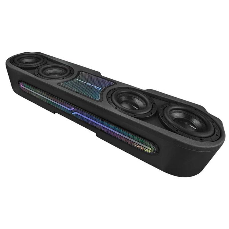 Jeep Gladiator 4x8" Loaded Under Seat Subwoofer Box w/ LED 1800W RMS 1-Ohm DS18