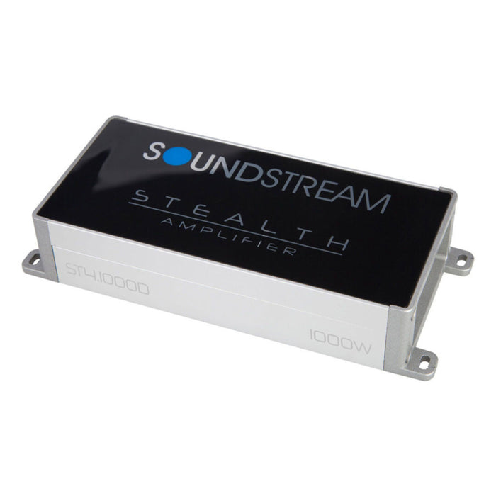 4-Channel 1000 Watt 2-Ohm Micro Compact Car Audio Amplifier Soundstream ST41000D