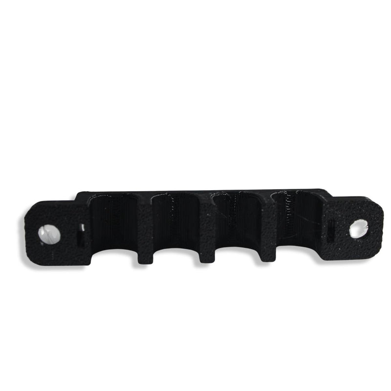 4 Gauge Cable Management Wire Comb Quad Slot Can Use w/ Cable Tie Red/Black