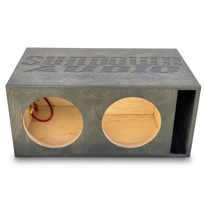 Dual 10" Birch Ported Subwoofer Box for Sundown v6 NS Series