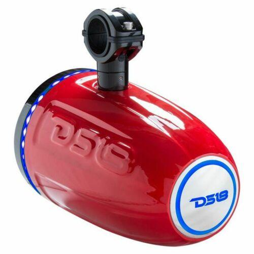 DS18 Pair of 8" Marine & Powersports RGB LED Tower 125W RMS Speakers NXL-X8TP/RD