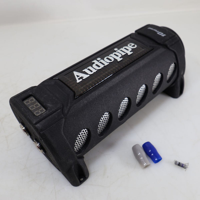 Audiopipe 10 Farad Capacitor w/ Digital Display & Status Indicator OPEN BOX