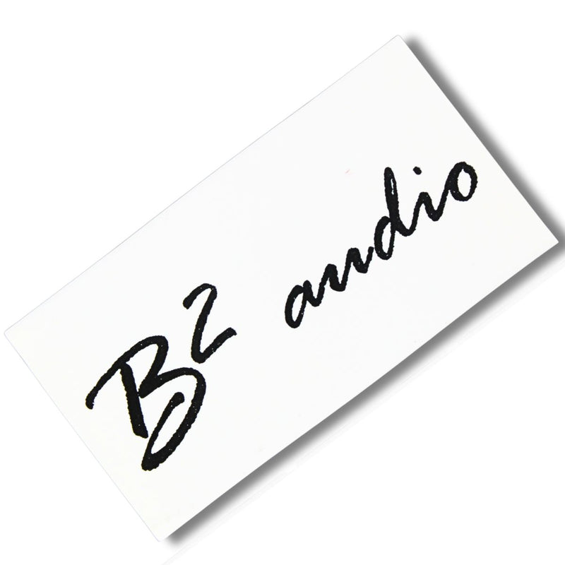 B2 Audio Heat Shrink 10 Pack of 0 Gauge White with B2 Audio or Riot Guy Logo
