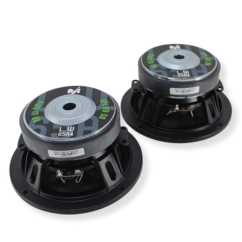 Deaf Bonce 6.5" 80W RMS 4-Ohm Pair of Mid-Bass Machete Series Speakers / LW-65A4