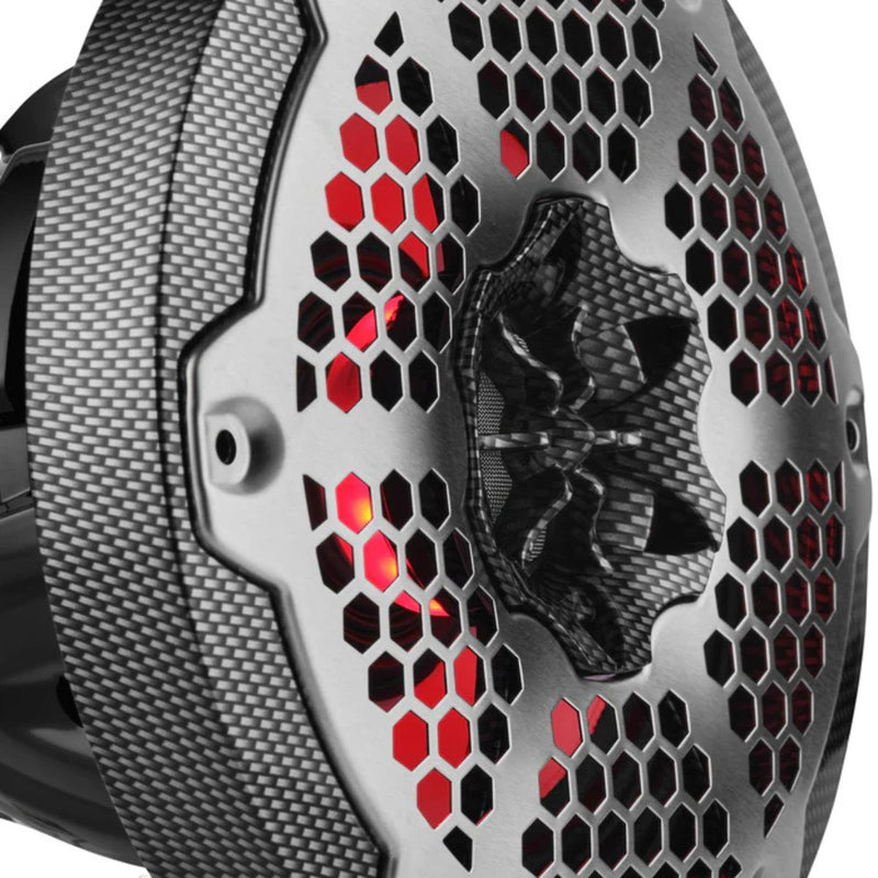6.5" 250W RMS Marine 2-Way Hybrid Speakers w/ RGB LED & Neodymium Driver DS18