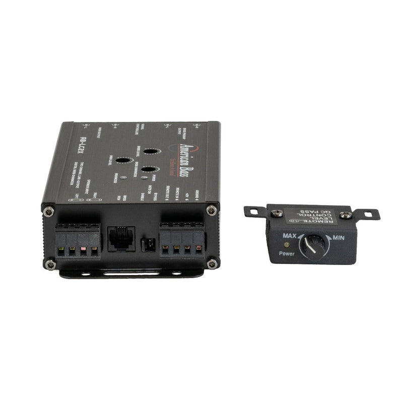 American Bass 2 Channel Line-Output DSP Bass Enhancer w/ Dash Mount Remote LC2X