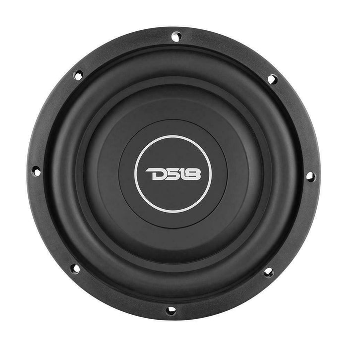 DS18 SRW8.4D 8" 300 Watt 4 + 4 Ohm Dual Voice Coil Shallow Subwoofer