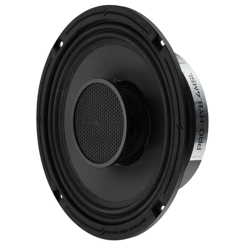 DS18 8" Hybrid Slim 2-way Speaker w/ 1" Driver Horn 200W RMS 4-Ohm PRO-HY8.4MSL
