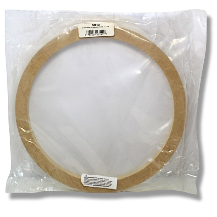 Install Bay 12" High Quality Wood MDF Speaker Spacer Ring Single 3/4" Depth SR12