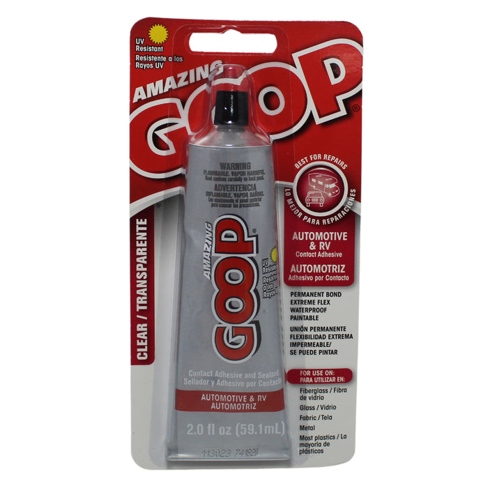 2 fl oz Amazing Goop Automotive & RV Clear Waterproof Paintable Adhesive