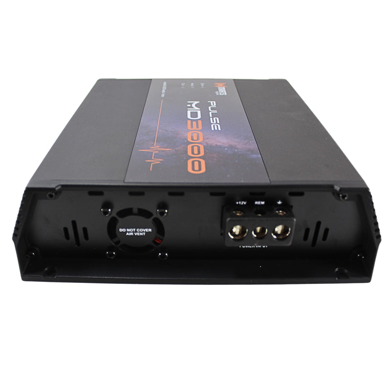 Monoblock 3000 Watt 1 ohm Class D Full Range Amplifier with Bass Knob