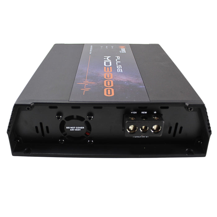 Monoblock 3000 Watt 1 ohm Class D Full Range Amplifier with Bass Knob