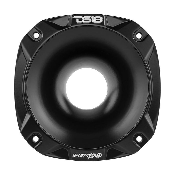 DS18 2" 100 Black Aluminum Bolt On Short Horn PRO-HA52/BK