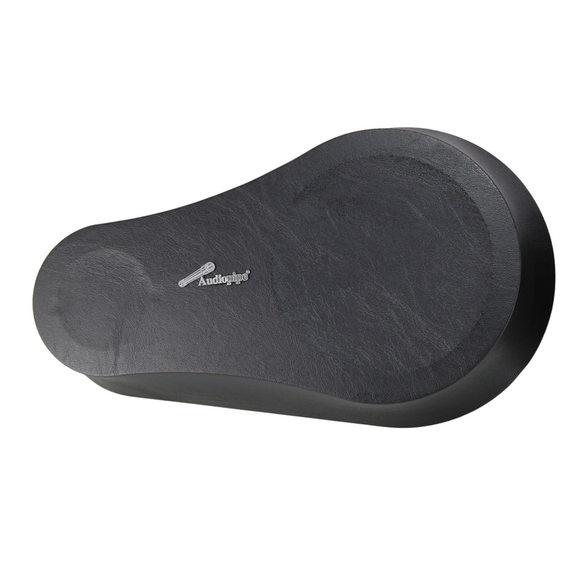 Pair of 6" Wood Vinyl Covered Speaker Pod w/ Tweeter Opening - Black