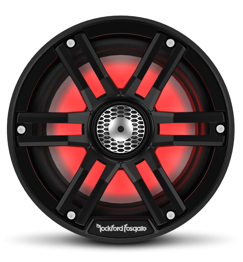 Two Pair of Rockford Black 6.5" 2400W 4 Ohm Color Optix Marine 2 Way M2-65B