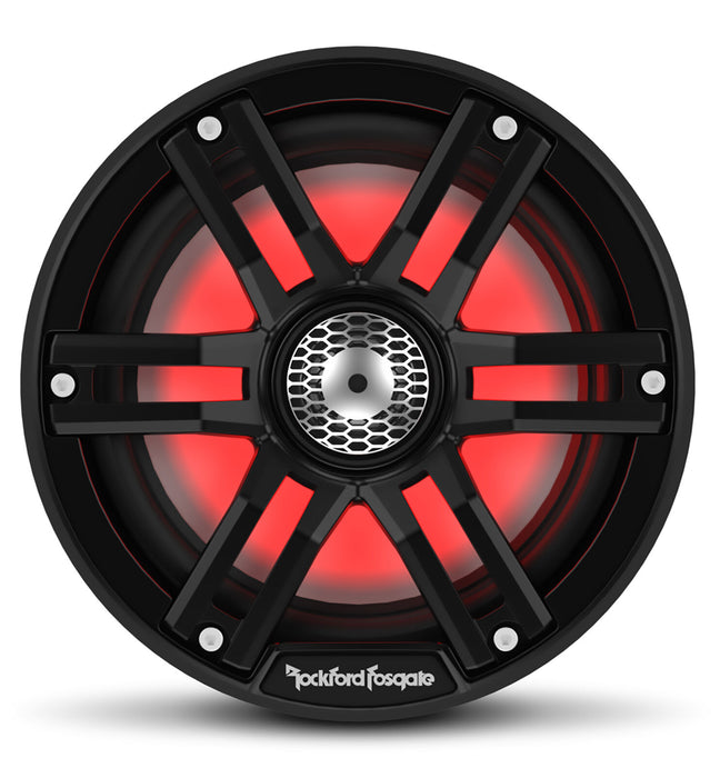 Two Pair of Rockford Black 6.5" 2400W 4 Ohm Color Optix Marine 2 Way M2-65B