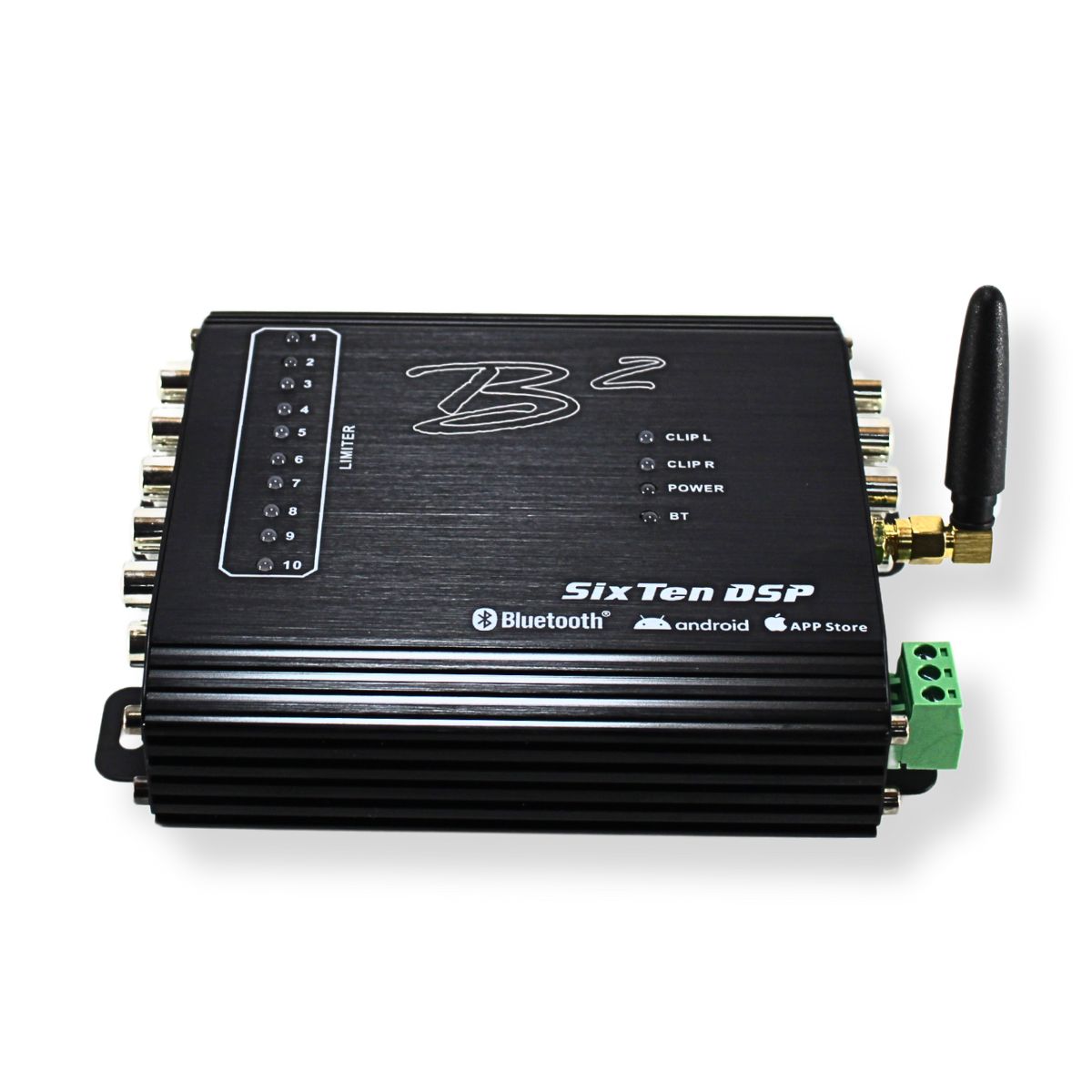 B2 Audio SIXTEN-BK 10-Channel DSP 96kHz/32-Bit w/ Bluetooth App