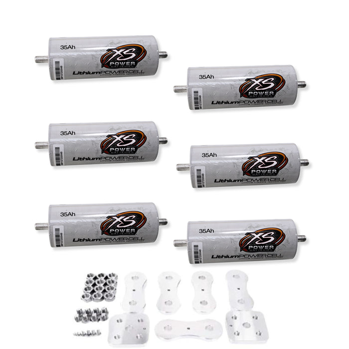 XS Power 6 Pack Kit 35AH Lithium Cells 2.3v Lithium Titanate Oxide (LTO)