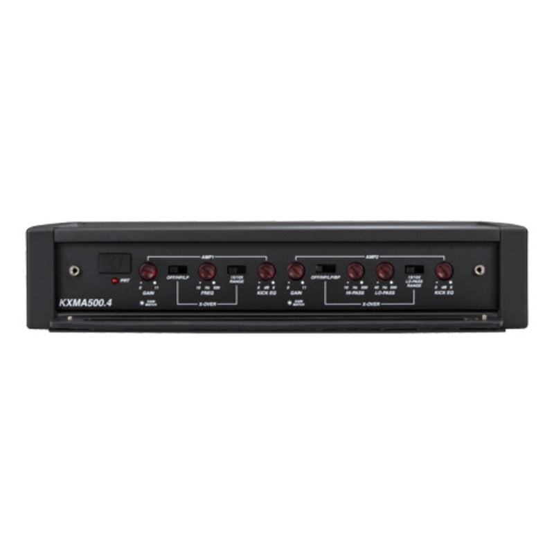 Kicker Full Range 4 Channel Marine Amplifier Class D 500W RMS 2 Ohm + Install Kit