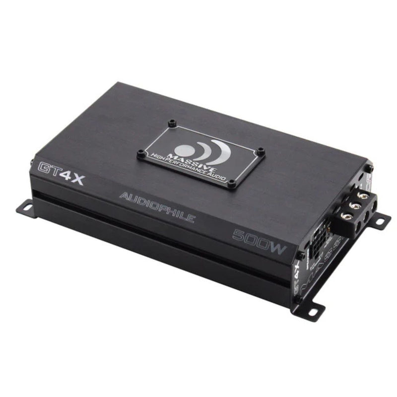 120 Watts RMS 4 Channel  2 Ohm Stable Class D Car Audio Amplifier Massive Audio