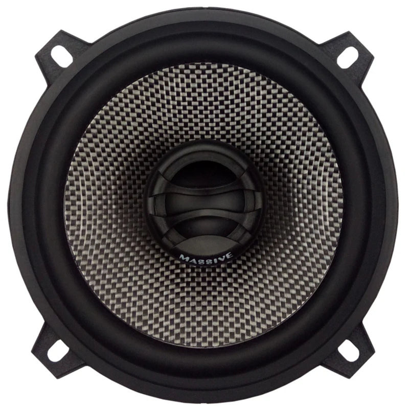 Pair of Massive Audio 5.25" 4-Ohm 60 Watts RMS 2-Way Coaxial Speakers