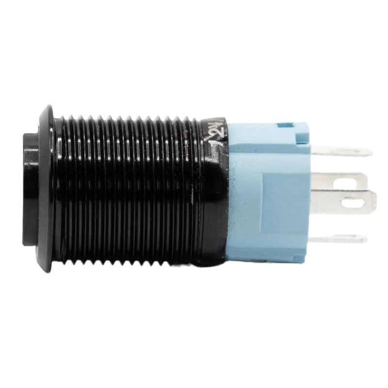 Sparked Innovations Universal Latching Power Symbol Pushbutton Switch w/LED SPDT