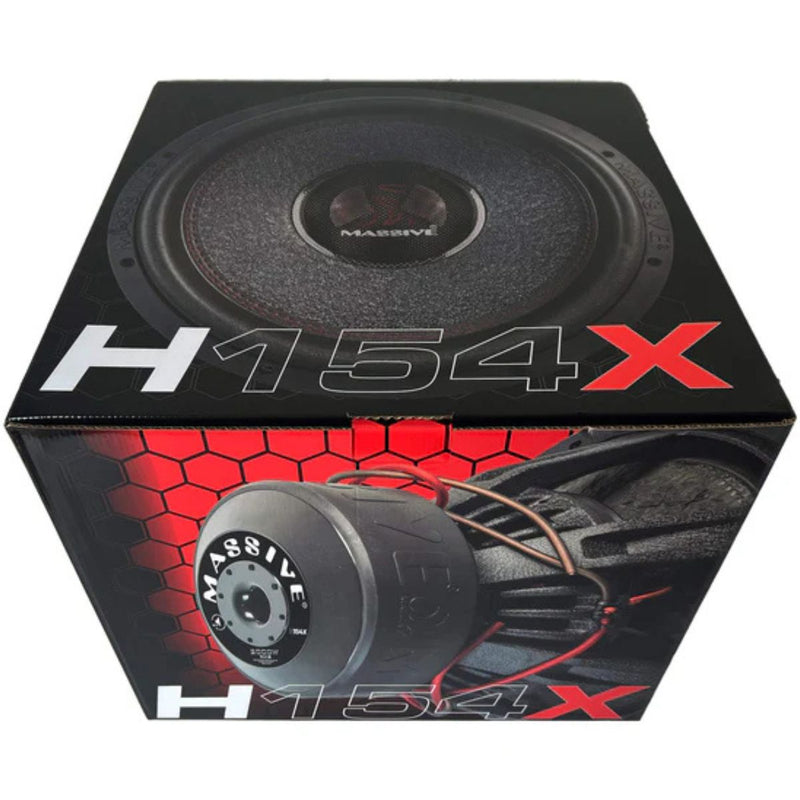 Massive Audio 15" 2000 Watt RMS 3" Dual 4-OHM Voice Coil Mega Subwoofer H154X