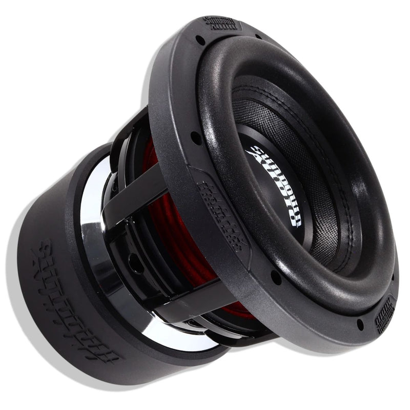 Sundown X-8 V4 8" 1250W RMS Dual 2 or 4 Ohm Subwoofer w/ Birch Ported Box