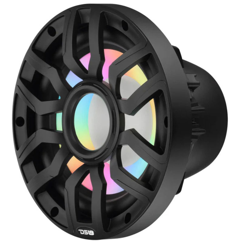 10" 500 Watt RMS 4 Ohm Marine Subwoofer w/ LED DS18 NXL-iQ10SUB Black