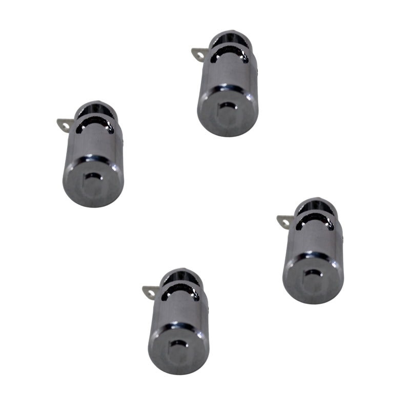 Big Jeff Audio 2 Pairs of 4 Gauge Brass/Nickel Plated Speaker Push Terminals