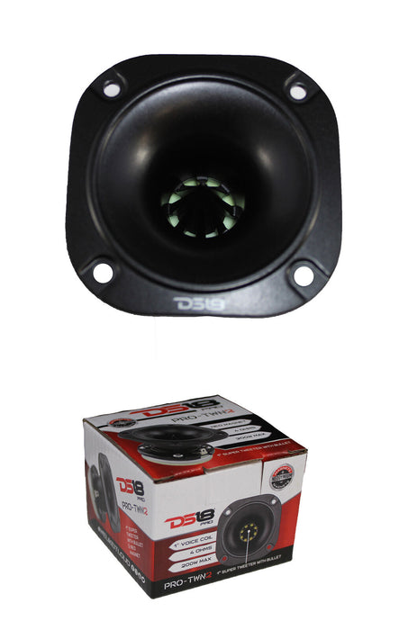 1" 200 W Super Tweeter with Bullet and Neo Magnet 4 Ohm 1" Voice Coil PRO-TWN2