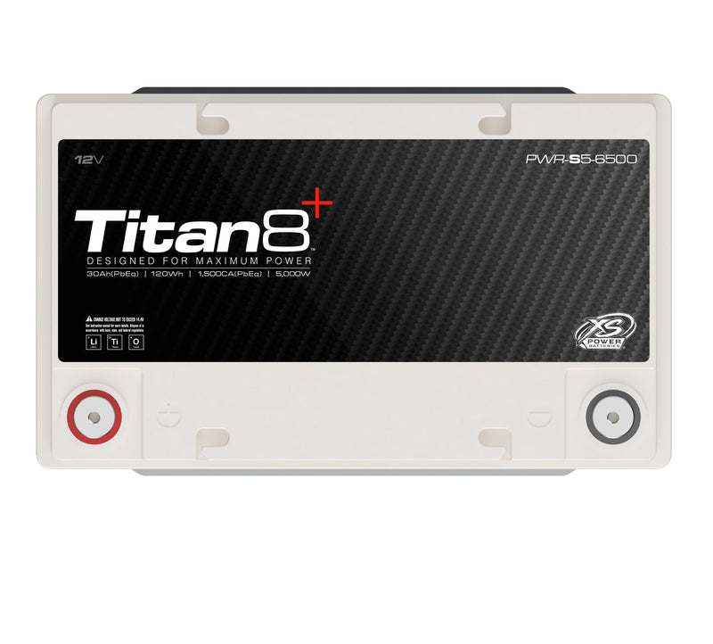 XS Power 12V Pro Car Audio Super Starting Battery 5000W Max Power PWR-S5-6500