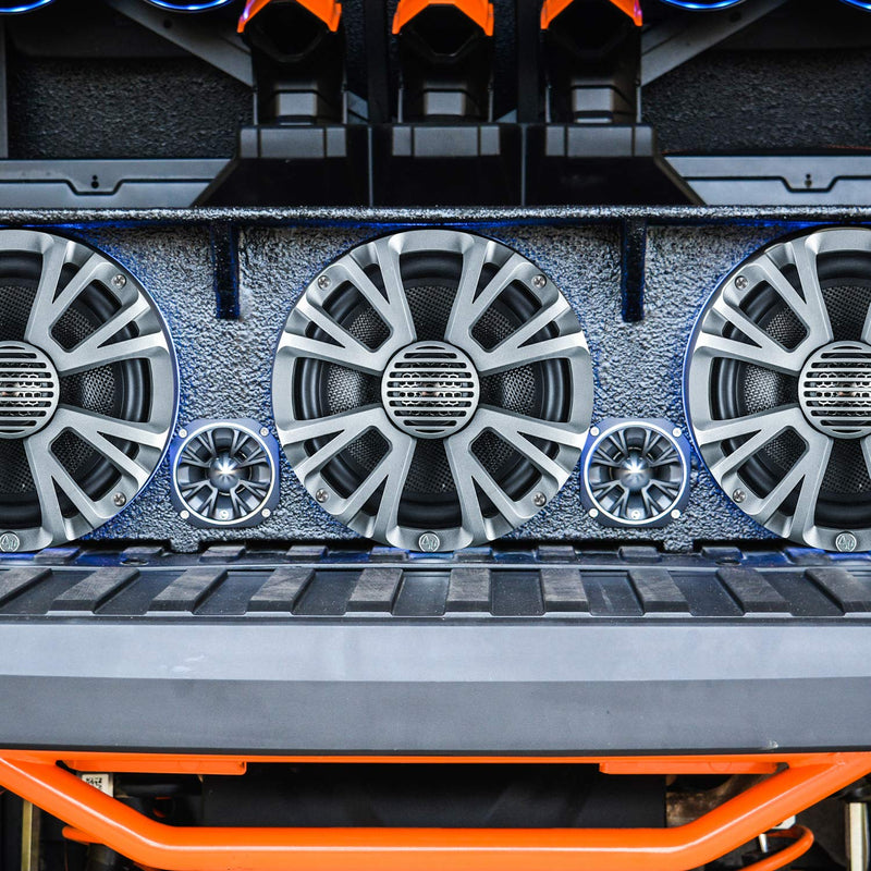 8" Coaxial 250W RMS 4-Ohm 2-Way Marine Speakers w/ LED Lights Audiopipe