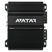 Compact and powerful AVATAR ABR-150.2 delivers 75W x2 RMS or 150W bridged. Clean Class AB sound with crossovers and bass boost. Amplifier Front View