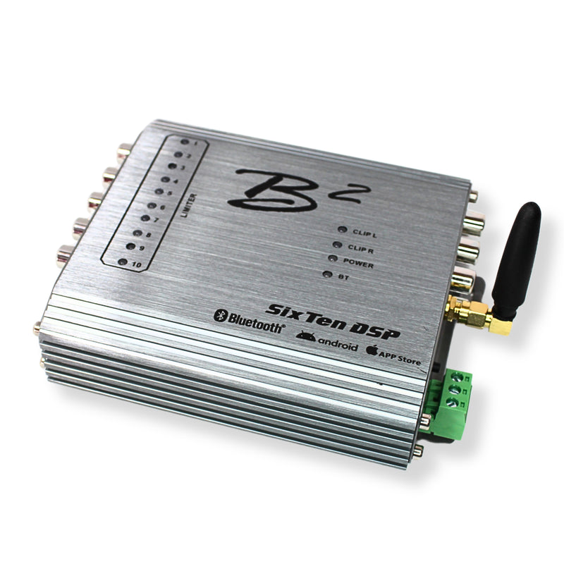 B2 Audio Metallic 4v 10 Channel DSP w/ Bluetooth IOS/Android App 96 KHz - 32 Bit