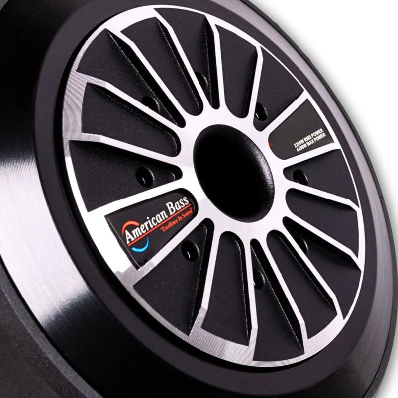 American Bass 15" 2-Ohm 2200W RMS Triple Stack Magnet Subwoofer HD-VELOCITY15-D2
