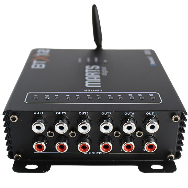 Marts Digital 4v 6 Input /12 Output Channels Bluetooth Android/iOS BTX12 DSP