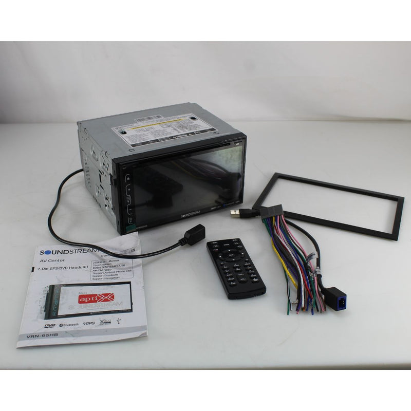 7" Multimedia Touchscreen Headunit W/ BT and NAV Soundstream VRN-65HB OPEN BOX