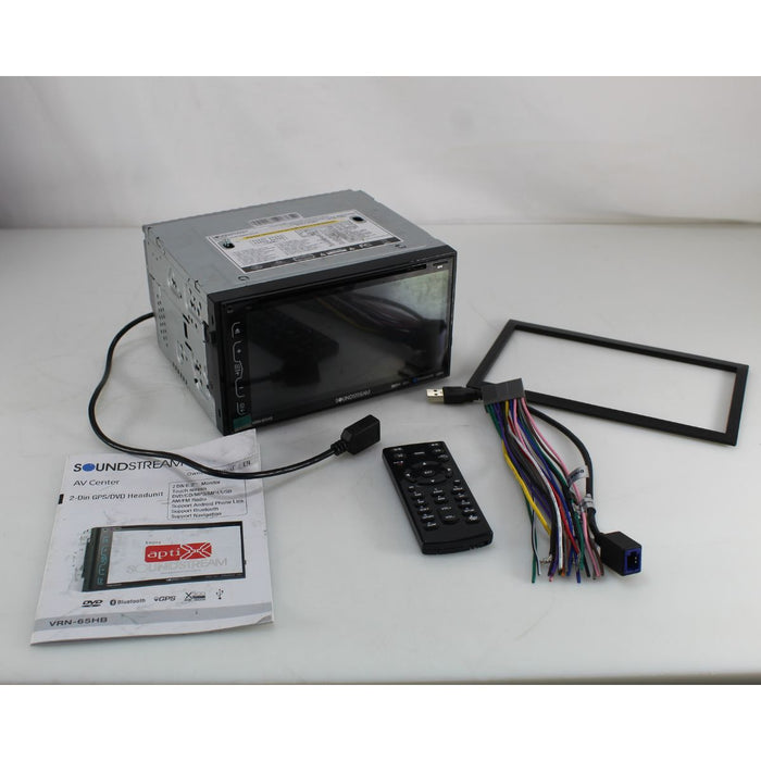 7" Multimedia Touchscreen Headunit W/ BT and NAV Soundstream VRN-65HB OPEN BOX