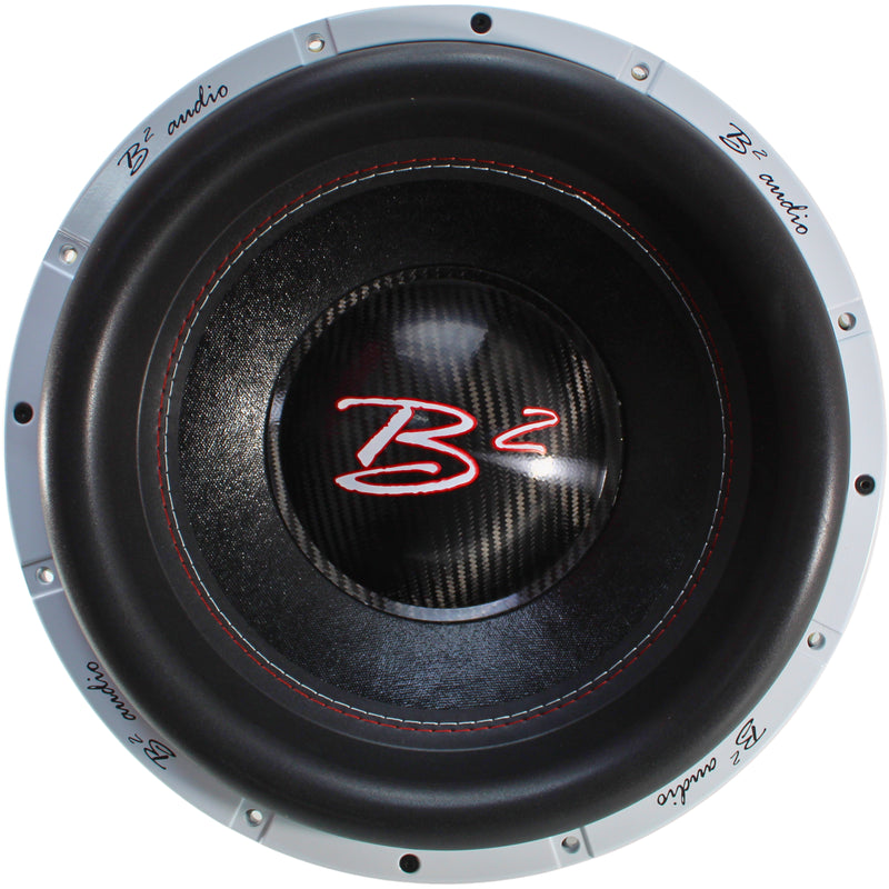 B2 Audio RAGE 15" Subwoofer 2000 Watt RMS Dual 2-Ohm 3" Voice Coil V3