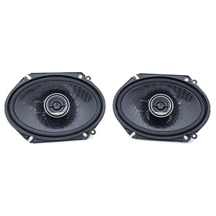 Pair of Kenwood 6x8" Custom Fit 2-way 80W RMS Performance Series Speaker System