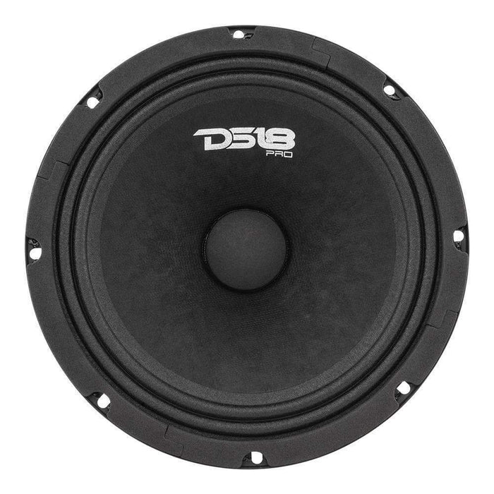 DS18 PRO-GM8.4PK2 8" 1400W 4 Ohm Midrange Loudspeaker & Bullet Tweeter Package