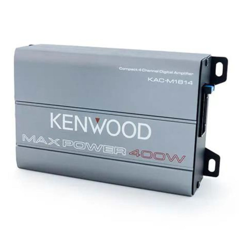 Kenwood Class D 4 Channel 4 ohm 400 Max Bridgeable Power Marine Amplifier