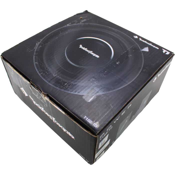 Rockford Fosgate POWER 10" T1 Slim 500W RMS Single 2-Ohm Subwoofer OPEN BOX