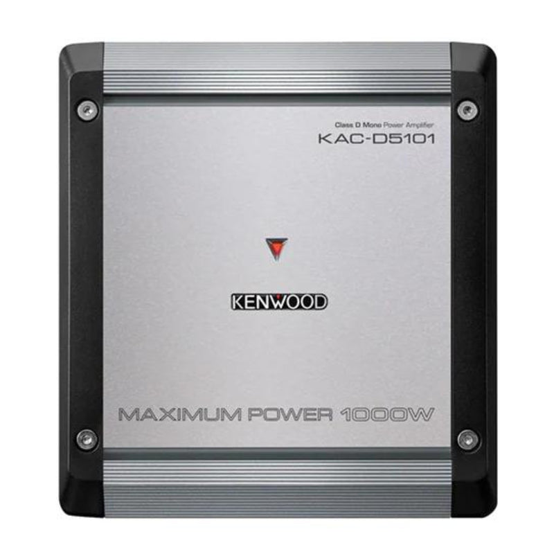Kenwood 500W RMS 2 Ohm 1 Channel Monoblock Class D Amplifier KAC-D5101