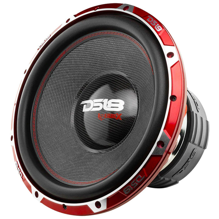 DS18 Hooligan X 15" Competition Subwoofer 6000 Watt 2 Ohm 4" DVC HOOL-X15.2DSPL