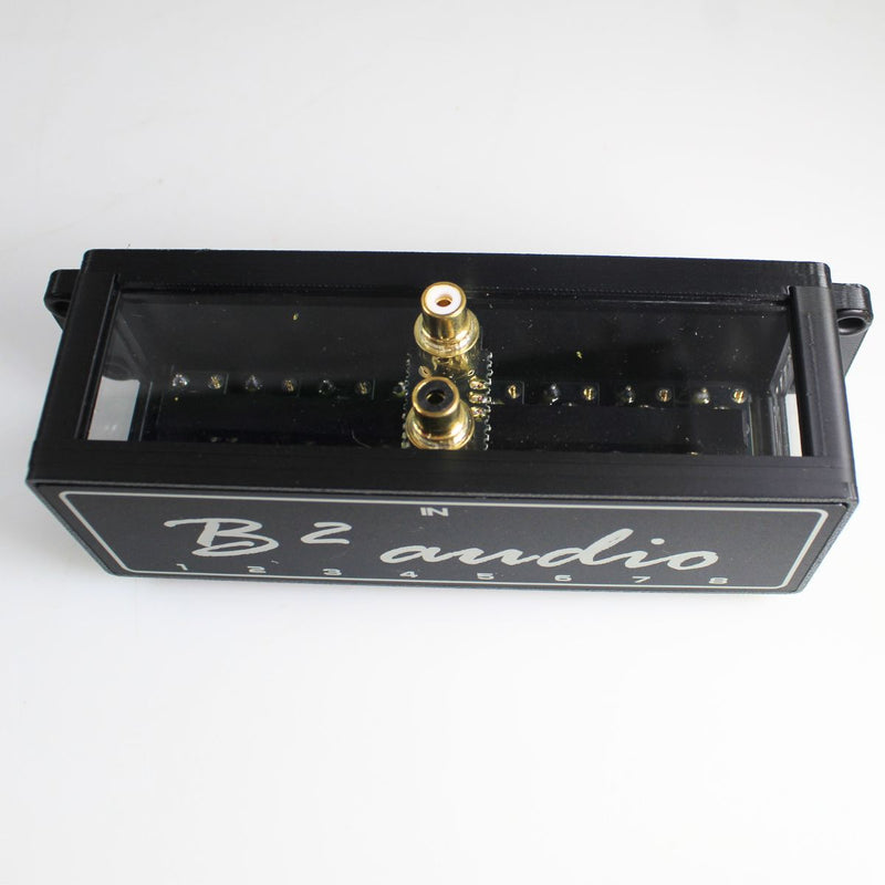 B2 Audio 1-to-8 Pair Cockbox RCA Splitter Distribution Block OPEN BOX