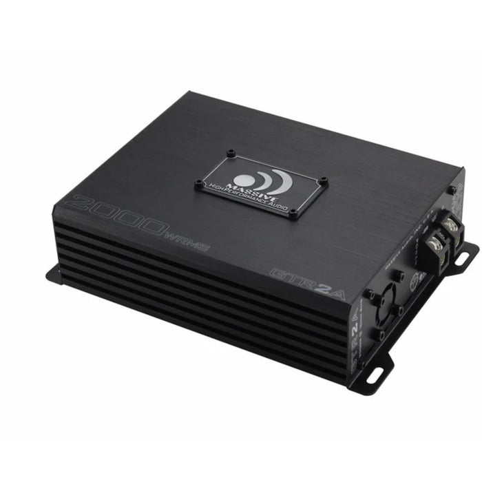 2030 Watt RMS 1 Ohm Mono Block GT Full Range Amplifier With Bass Remote GTR2A