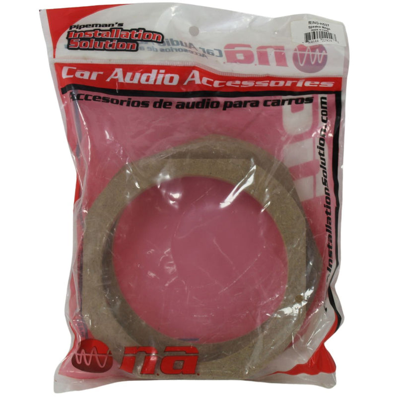 Audiopipe Universal 5.25" MDF Wood Speaker Rings (Pair) RING-H537